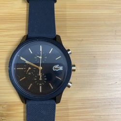 Lacoste Watch, Black, With New Battery, I Was Purchased This With Origin Price 180$, And Now Want To Liquidation With Lightly Price.