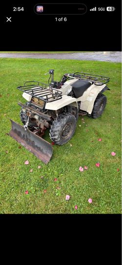 1990 Yamaha big bear 350 plow