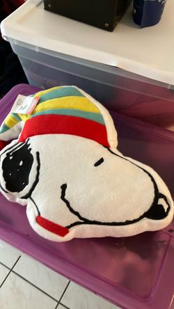 Peanuts Snoopy Shaped Plush Pillow