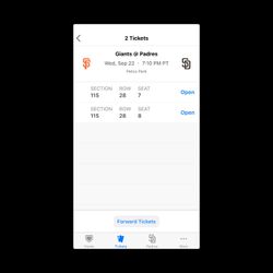 Padres Vs San Francisco Giants Wednesday September 22nd 