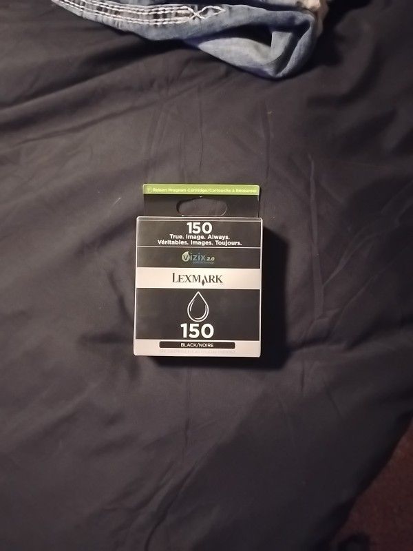 Lexmark Printer Ink Cartridge 150 Black New In box