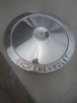Chevrolet chrome air cleaner 4 barrel  gd condition
