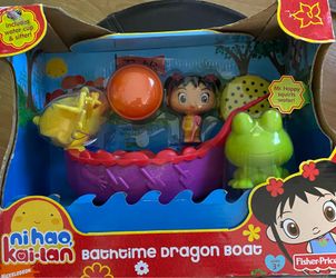 New ni hao kai-lan Bathtime Dragon Boat Toy