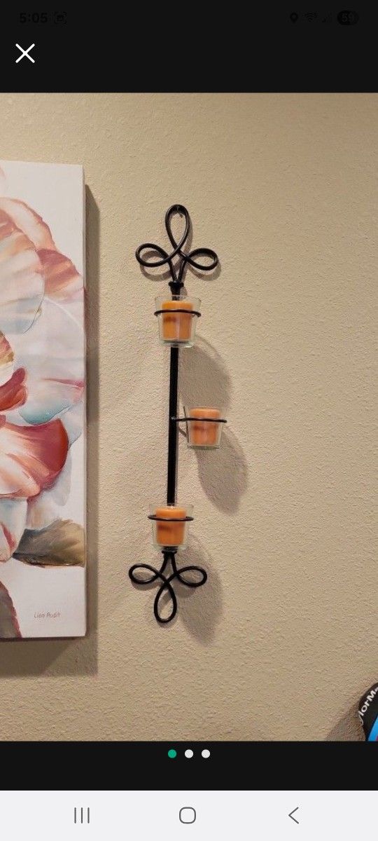 Wall Candle Holder