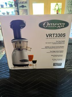 Omega Silver VRT330 Dual-Stage Masticating Juicer