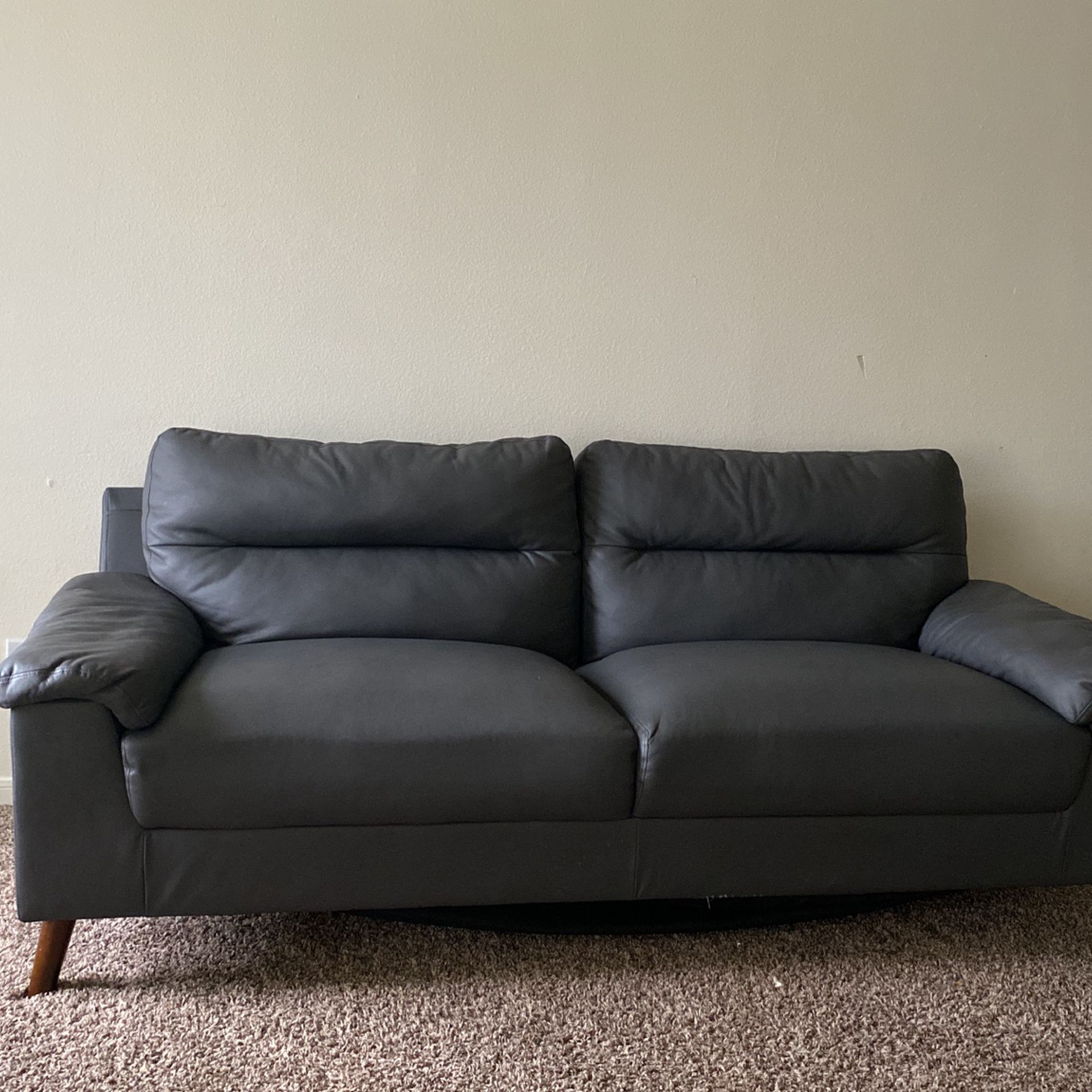 Two Piece Grey Sofa 