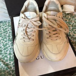 Gucci Strawberry Rhyton Sneakers Size 7.5 Please Read Description