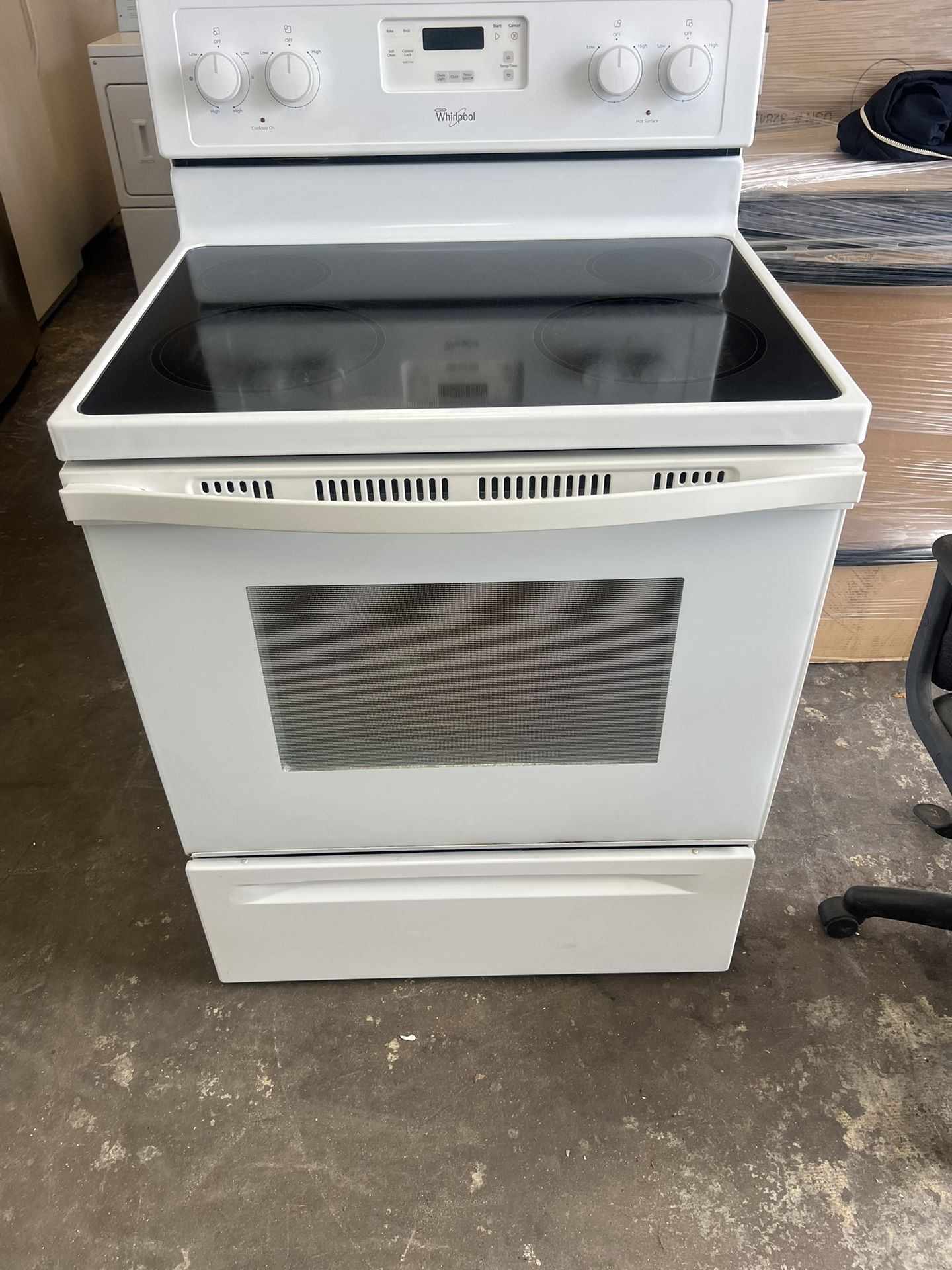 Stove 30 “ Wide Glass Top