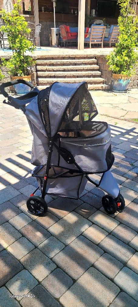Pet Stroller, Harness, Dog Diapers and Sweater
