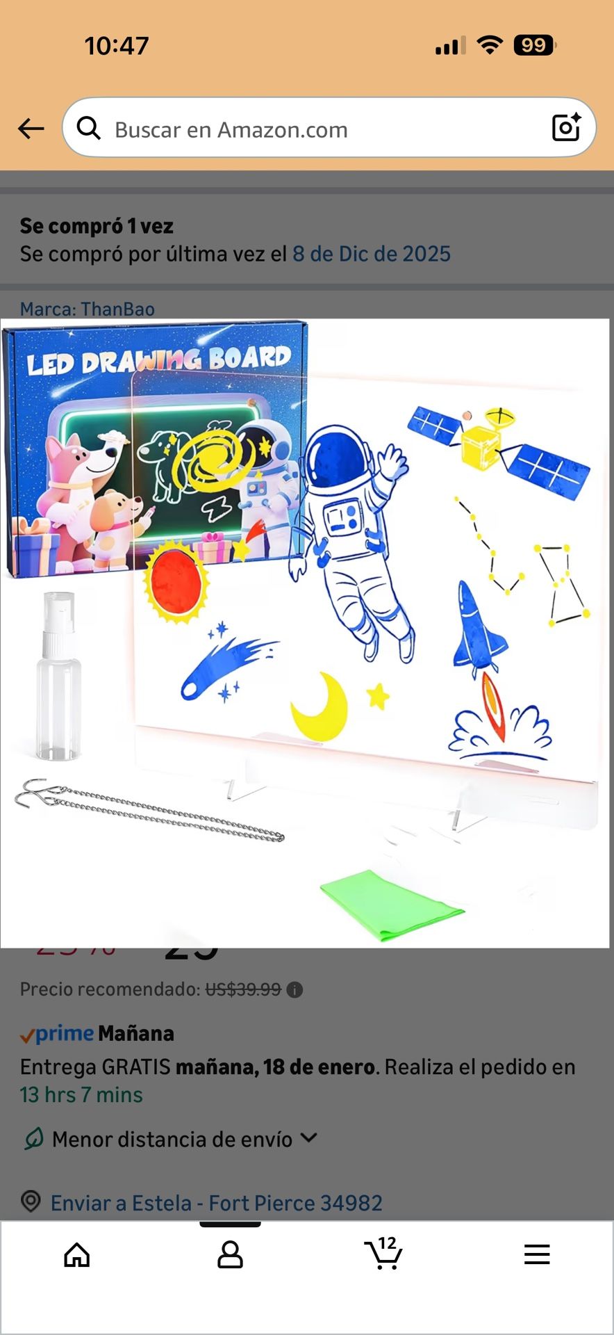 LED drawing board