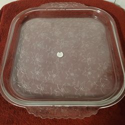 Princess House Glass Crystal Plate Platter Dish $48.00