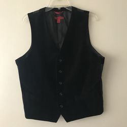 ALFANI men’s black velvet vest