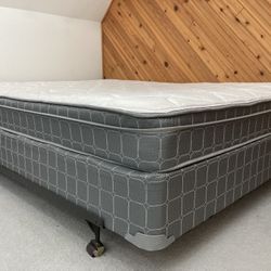 Queen Bed Set With Stand and Frame