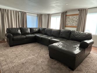 Leather Sectional Couch