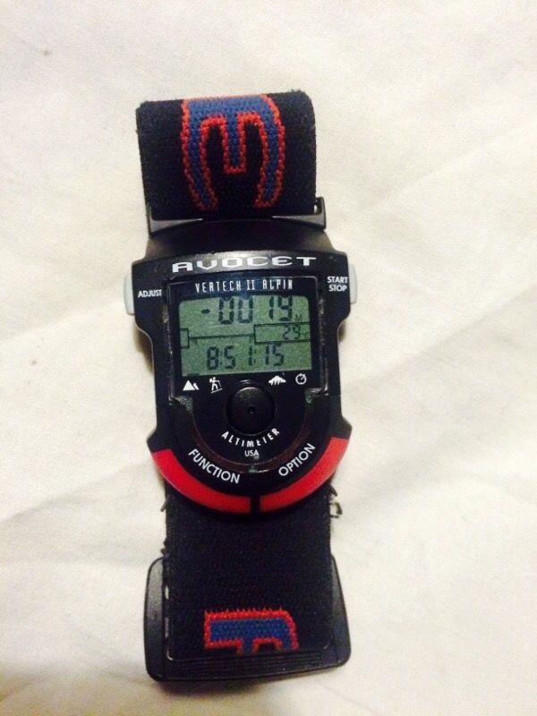 Avocet vertech 2 alpine altimeter