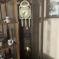 Grandfather Clock And German Shrank 