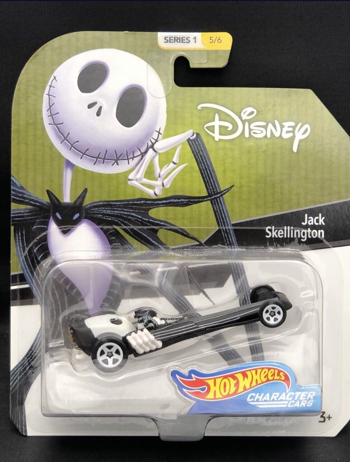 HOT WHEELS JACK SKELLINGTON CHARACTER COLLECTIBLE CAR