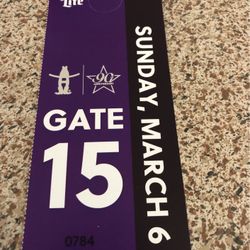 Parking Ticket Para Gate 15  Por 45 Dollar 