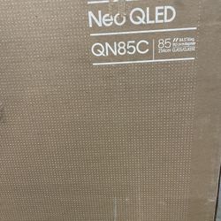 SAMSUNG 85-Inch Class Neo QLED 4K QN85C Series Neo Quantum HDR+, Dolby Atmos, Object Tracking Sound+, Anti-Glare, Gaming Hub, Q-Symphony, Smart TV wit