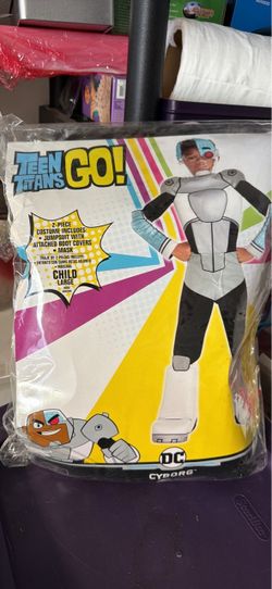 Teen Titans Go Cyborg Kids Costume Child Large