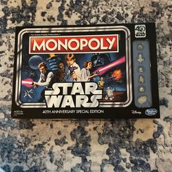 Starwars Special Edition 40th Anniversary Monopoly 
