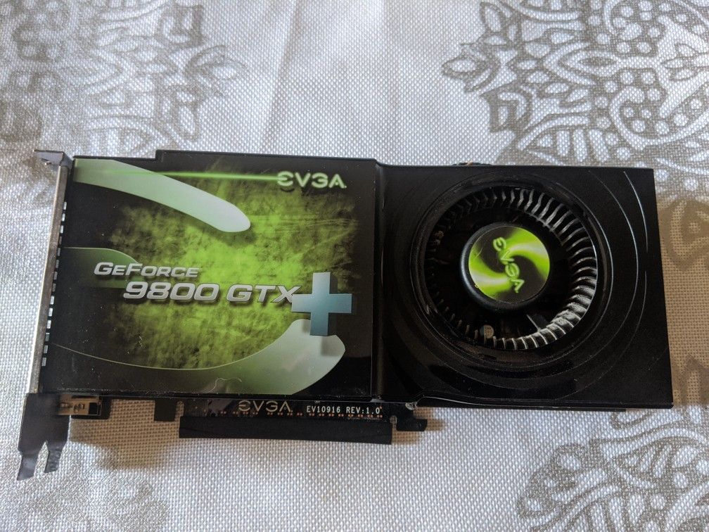 EVGA NVIDIA GeForce 9800 GTX+ (512-P3-N884-AR) 512 MB GDDR3 SDRAM PCI-E Express Video Card.