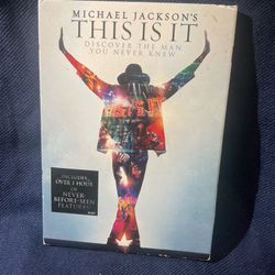 Michael Jackson This Is It DVD With Sleeve,factory Sealed