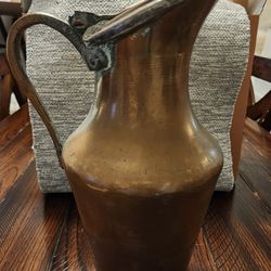 Copper Pitcher Jug vintage country