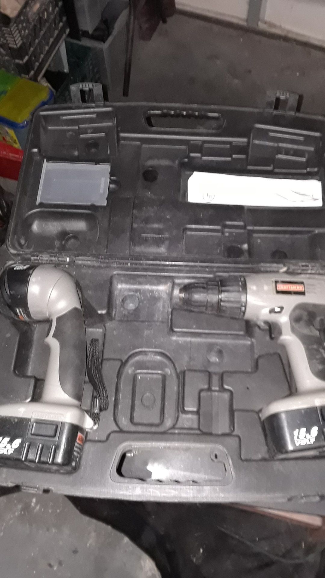 Craftsman drills & flashlight