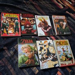 7 BOOKS 4 OF MY HERO ACADEMIA, ZELDA