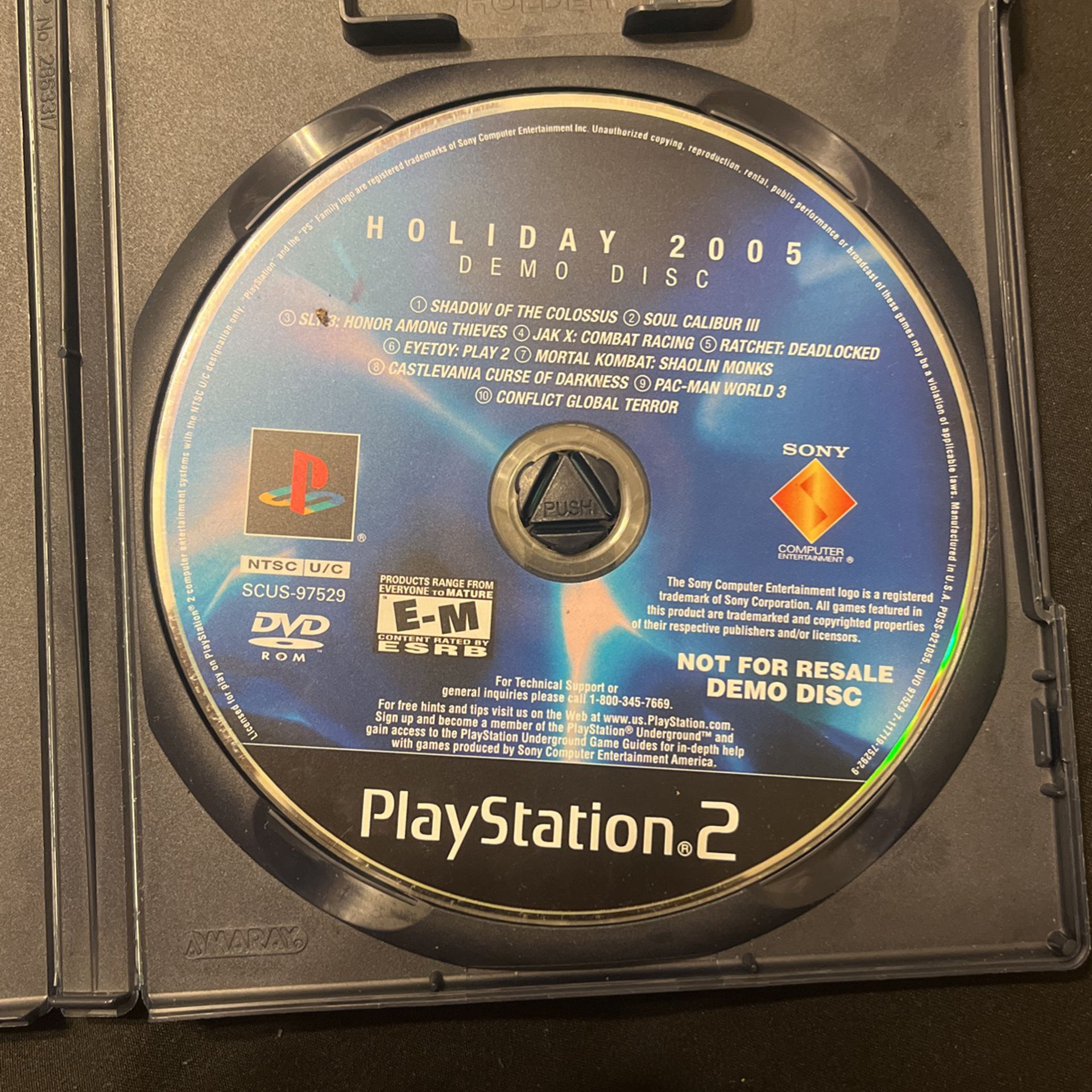 Holiday 2005 Demo Disc(ps2)