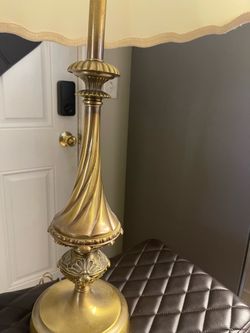 Vintage brass floor lamp