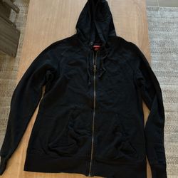 Black Zip Up Sweater