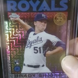 Very Nice Pair Of Rookie Cards Brady Singer And Tim Salmon ... MINT.!!!