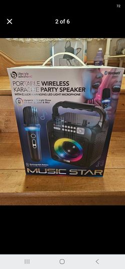 New portable wireless karaoke party speaker 🎤