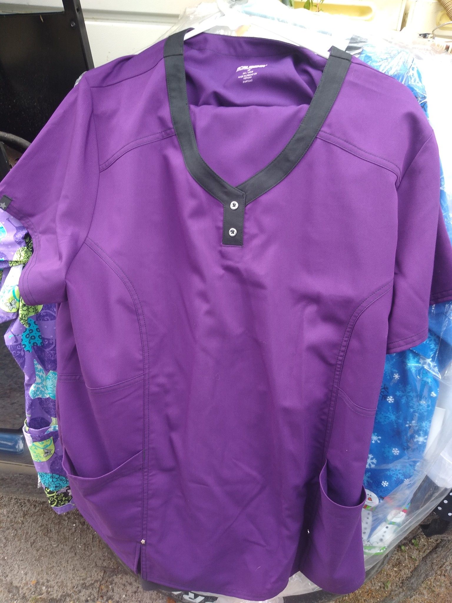 Scrubs pants and shirt