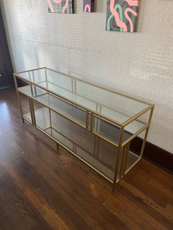 Gold TV Stand