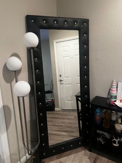Tall standing mirror