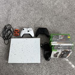 NBA 2k 1TB Xbox One X w/ Games and Controllers