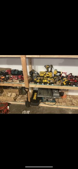 many things for sale and different tools 