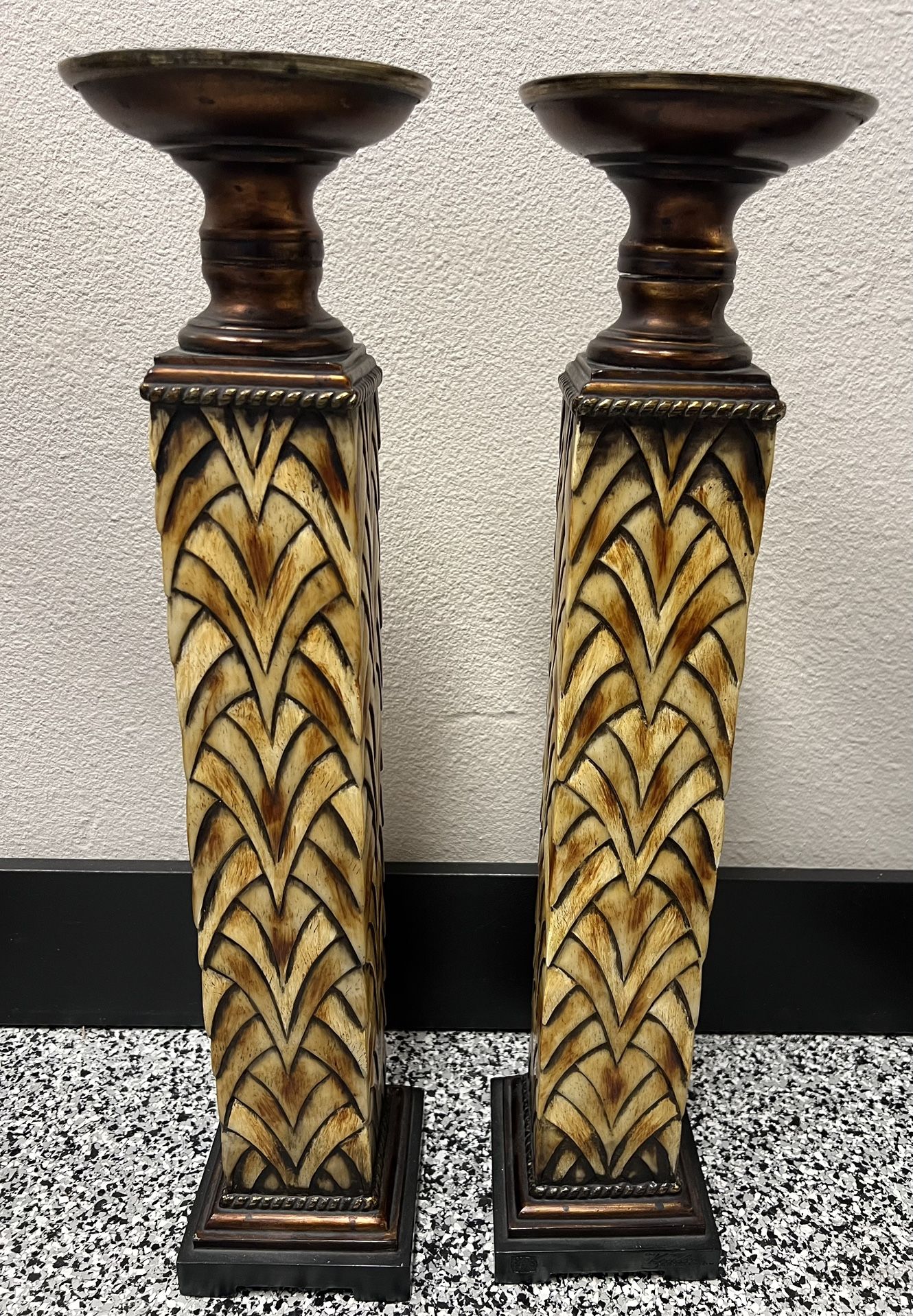 Pillar Candle Holders (2)