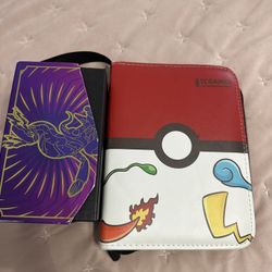 Pokemon book and Cards