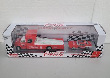 M2 Machines Coca-Cola Chase Elliott 1968 Chevrolet C60 Truck & 1969 Chevrolet Camaro. CHASE 1/750