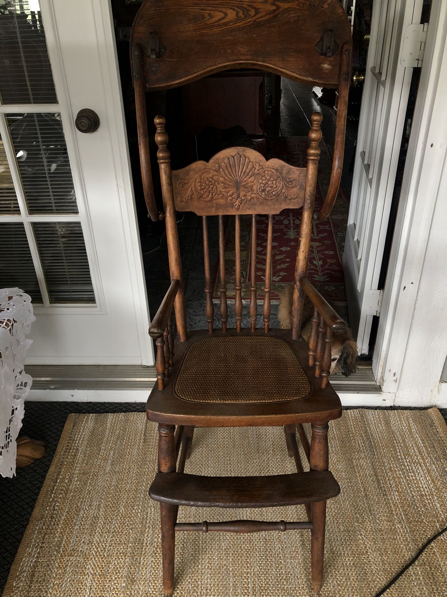 Antique Wooden High Chair