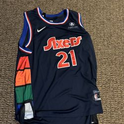 Brand New Joel Embiid 75th Anniversary Edition Jersey Size Xl