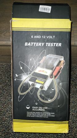 6 and 12 volt Battery Tester