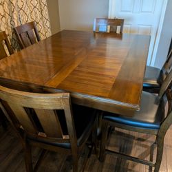 Solid Wood Dining Room Table 