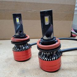 LED Headlight Bulbs, 6000k Bright White For Chevy GMC Ford Toyota Nissan Scion Honda Subaru