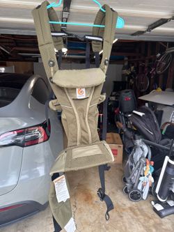 Ergobaby Omni Breeze Baby Carrier – Olive Green, Breathable Mesh