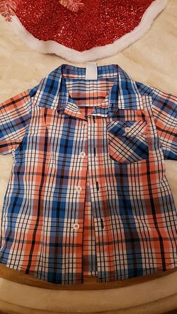 Toddler boys button down